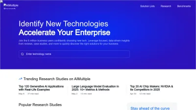 Screenshot of Research.aimultiple.com