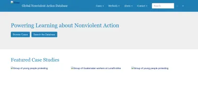 Screenshot of Nvdatabase.swarthmore.edu