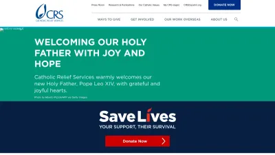 Screenshot of Crs.org