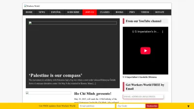 Screenshot of Workers.org