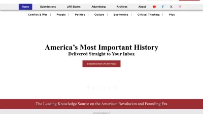 Screenshot of Allthingsliberty.com