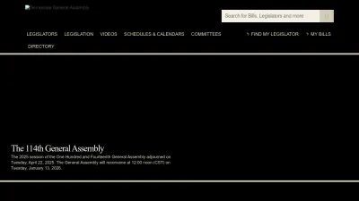 Screenshot preview of wapp.capitol.tn.gov