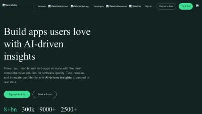 Screenshot of Saucelabs.com