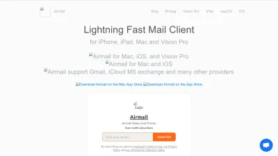 Screenshot of Airmailapp.com