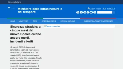 Screenshot of Mit.gov.it