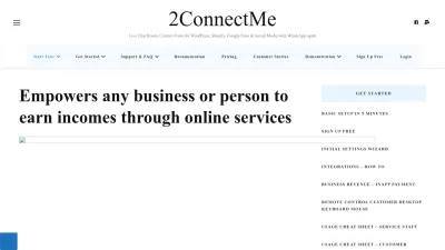 Screenshot of 2connectme.com