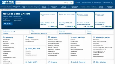 Screenshot of Geizhals.at