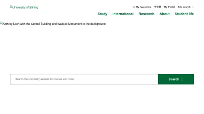 Screenshot of Stir.ac.uk
