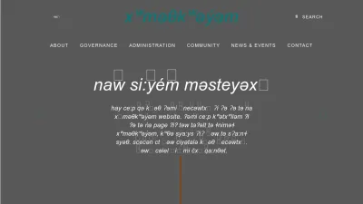 Screenshot of Musqueam.bc.ca