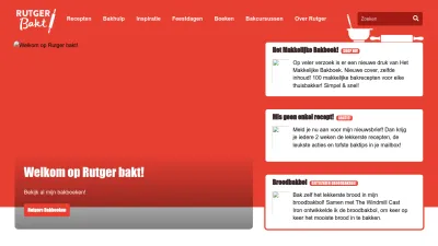 Screenshot of Rutgerbakt.nl