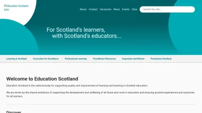 Screenshot of Education.gov.scot