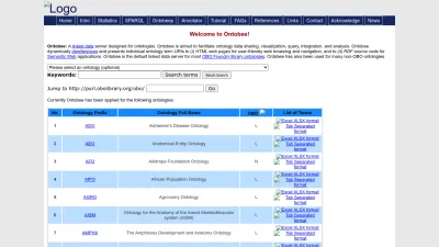 Screenshot of Ontobee.org