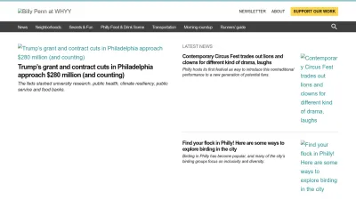 Screenshot of Billypenn.com