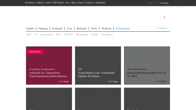 Screenshot of Dotnetpro.de