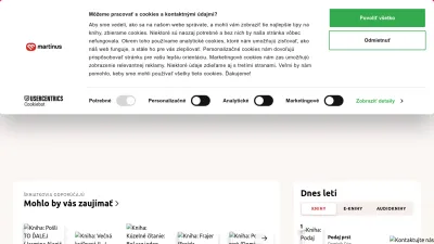 Screenshot of Martinus.sk