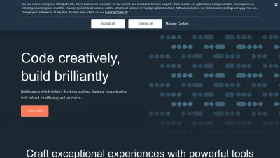 Screenshot of Developers.hubspot.com