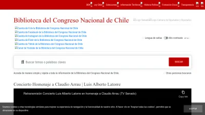 Screenshot of Bcn.cl