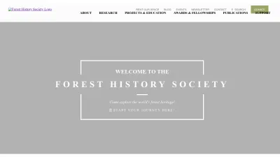Screenshot of Foresthistory.org