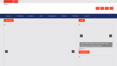 Screenshot preview of indiawest.com