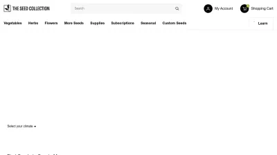 Screenshot of Theseedcollection.com.au