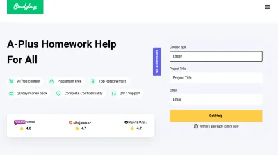 Screenshot of Studybay.com