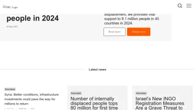 Screenshot of Nrc.no