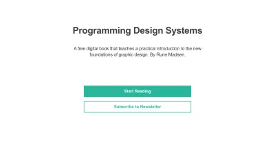 Screenshot of Programmingdesignsystems.com