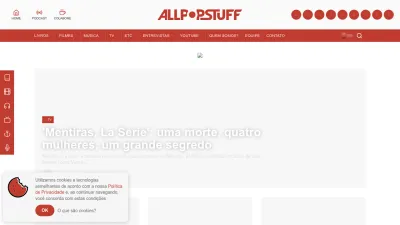 Screenshot of Allpopstuff.com