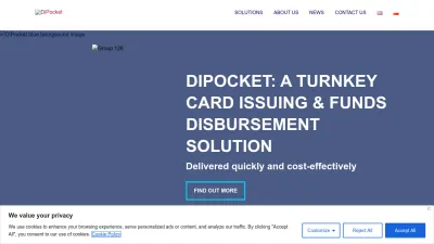 Screenshot preview of dipocket.org