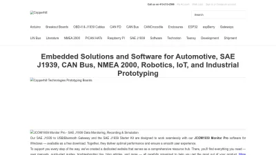 Screenshot preview of copperhilltech.com