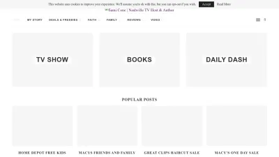 Screenshot of Samicone.com