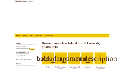Screenshot of Scholarworks.wmich.edu