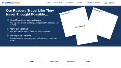 Screenshot of Upgradedpoints.com