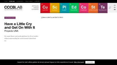 Screenshot of Lab.cccb.org