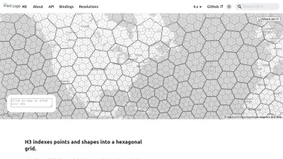 Screenshot of H3geo.org