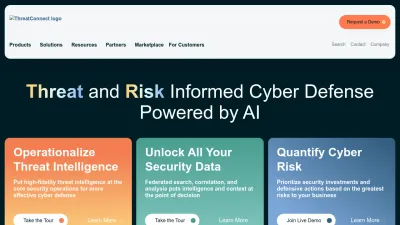 Screenshot of Threatconnect.com