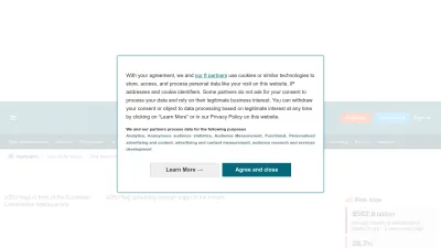 Screenshot of Risk.net