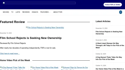 Screenshot of Filmschoolrejects.com