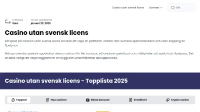 Screenshot preview of openports.se