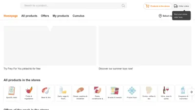 Screenshot of Migros.ch