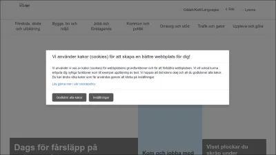 Screenshot of Umea.se