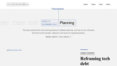 Screenshot of Increment.com