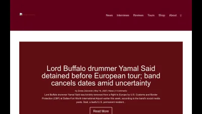 Screenshot of Metalinsider.net