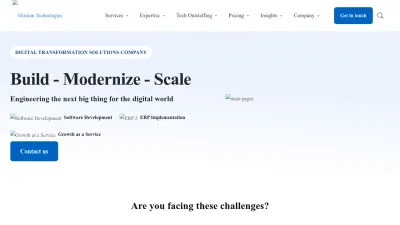Screenshot of Gloriumtech.com