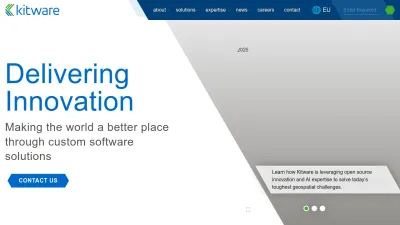Screenshot of Kitware.com