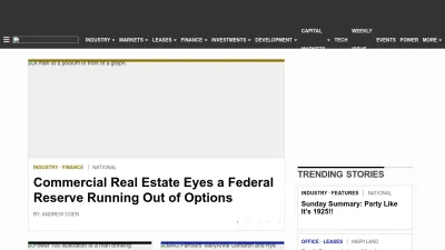 Screenshot of Commercialobserver.com