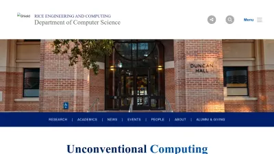Screenshot of Cs.rice.edu