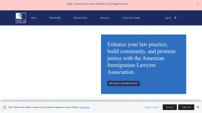 Screenshot of Aila.org