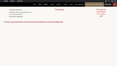 Screenshot preview of primermagazine.com