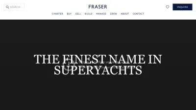 Screenshot of Fraseryachts.com